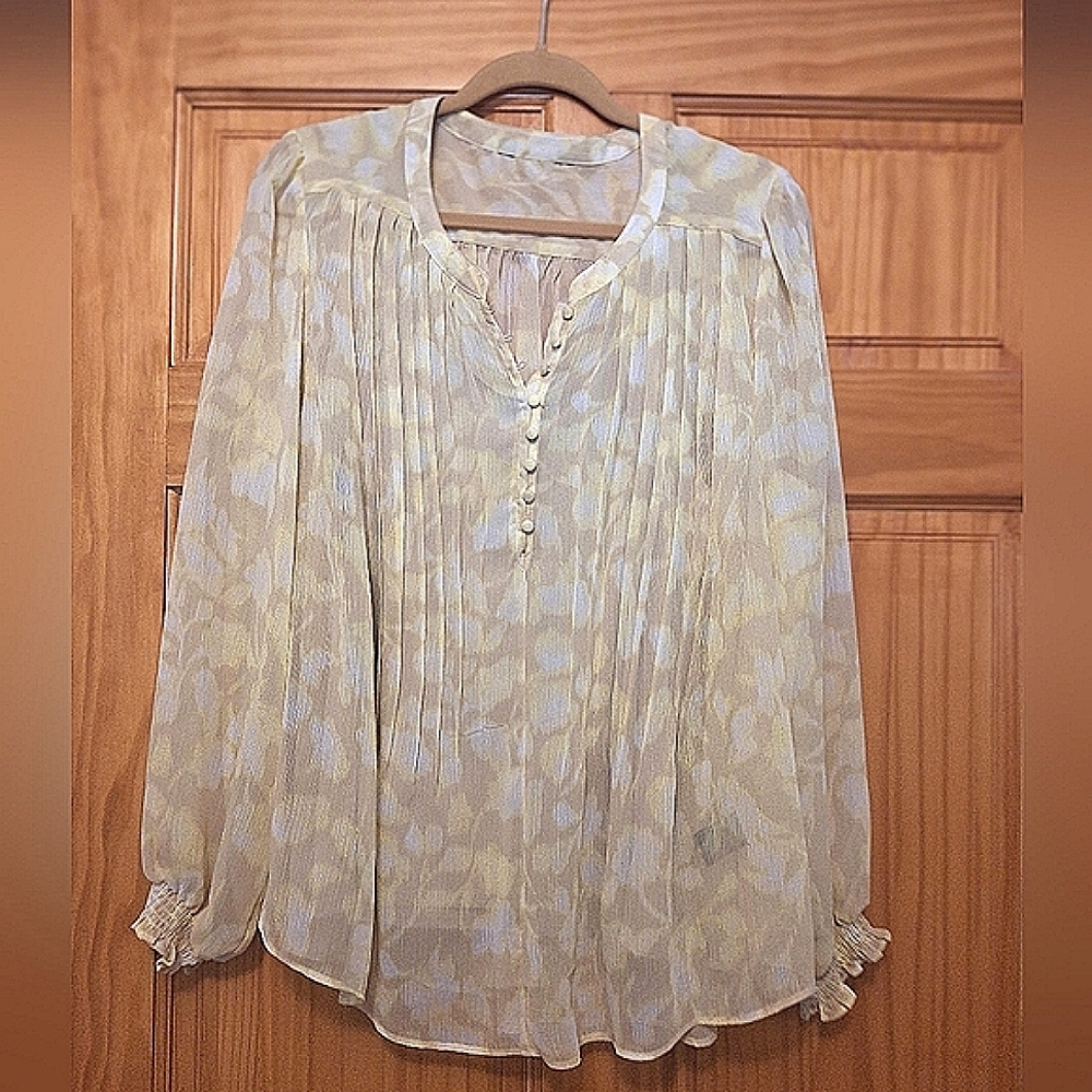 Elegant Cream / Light Yellow Blouse